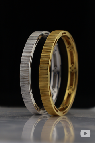 طقم حبتين غوايش أطفال خيط الحرير ذهبي