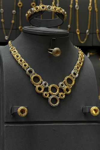 طقم ذهب جاسيكا إيطالي ميكس