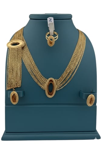 طقم ذهب جاسيكا ذهب صافي