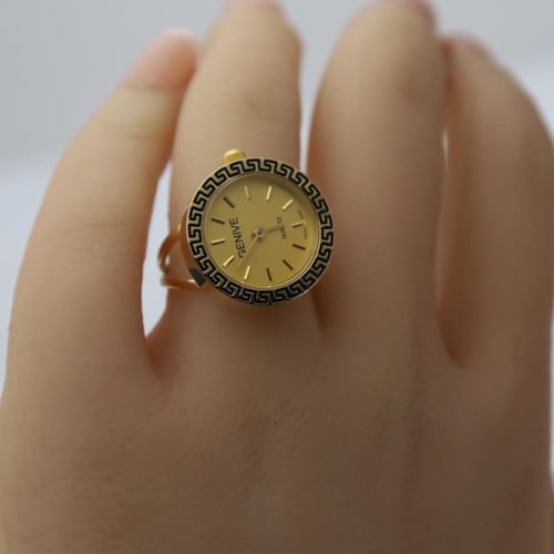 خاتم ساعة تصميم كلاسيكي Cartier