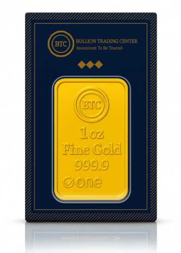 سبيكة أونصة BTC وزن 31.1 جرام