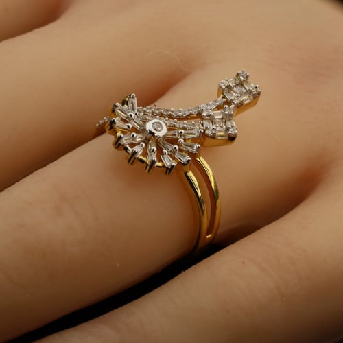 خاتم ذهب تطبيق الماس