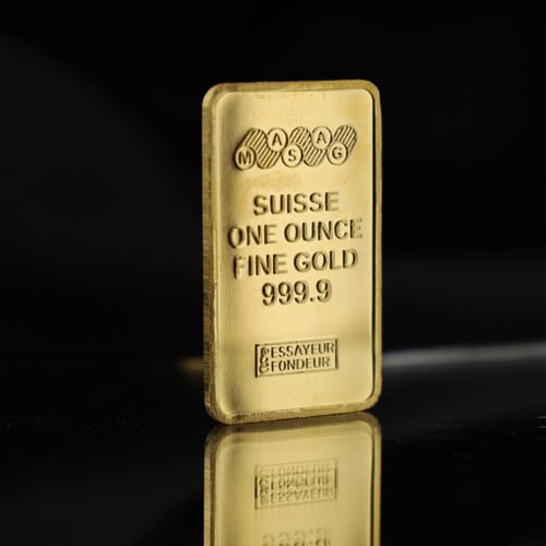 نص أونصة ذهب عيار 24