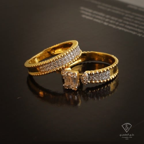 مديل طقم خاتمين تونز تطبيق الماس