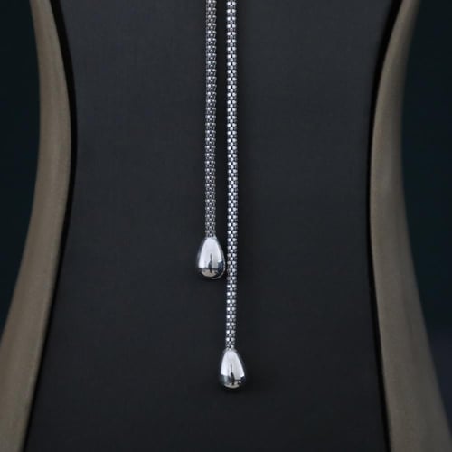 سلسال سبحة وردة أبيض