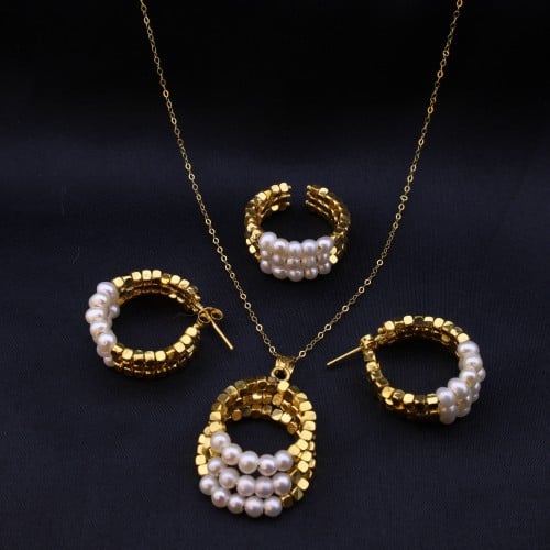 تعليق طقم لؤلؤ