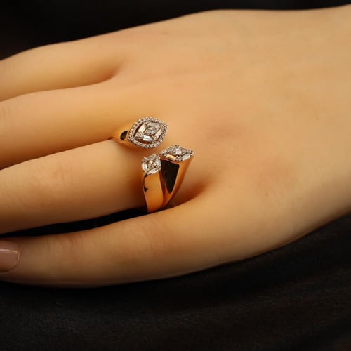 خاتم ذهب تطبيق الماس