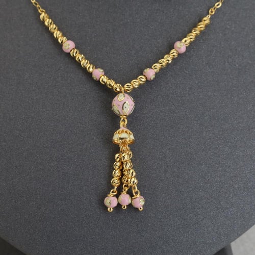 نصف طقم هندي الوردة لون أرجواني