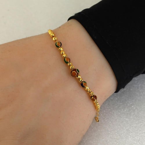 نصف طقم هندي كور ملونة