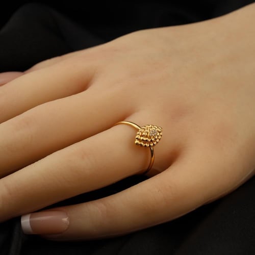 خاتم ذهب مقاس 17