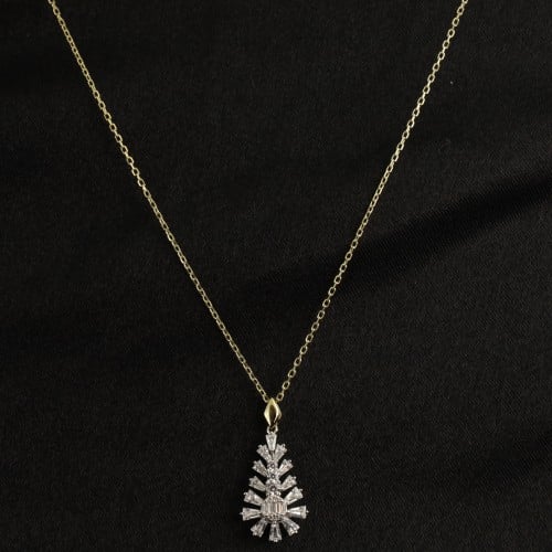 عقد ذهب سلسال أحمر