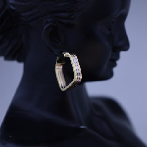 حلق ذهب صافي 1563