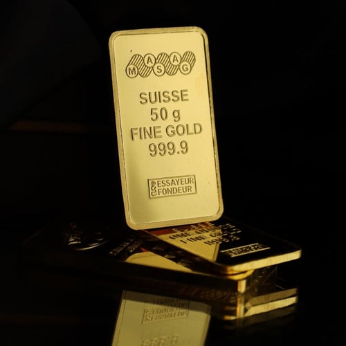 سبيكة ذهب وزن 50 جرام