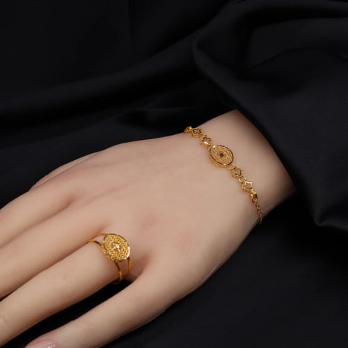 طقم ذهب مع الاسواره