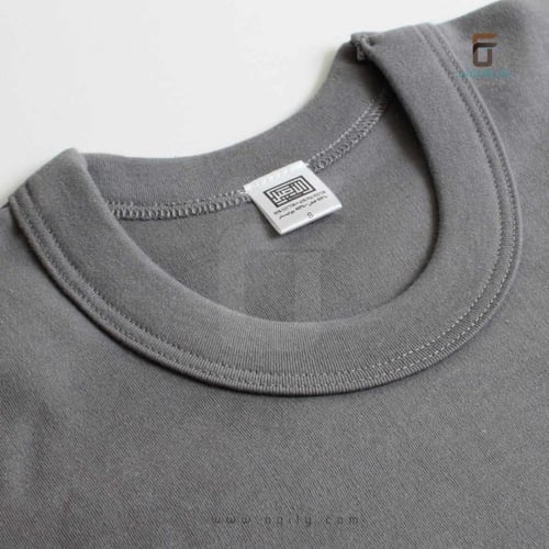 بيجامه الاصيل عادي نصف كم - رصاصي فاتح