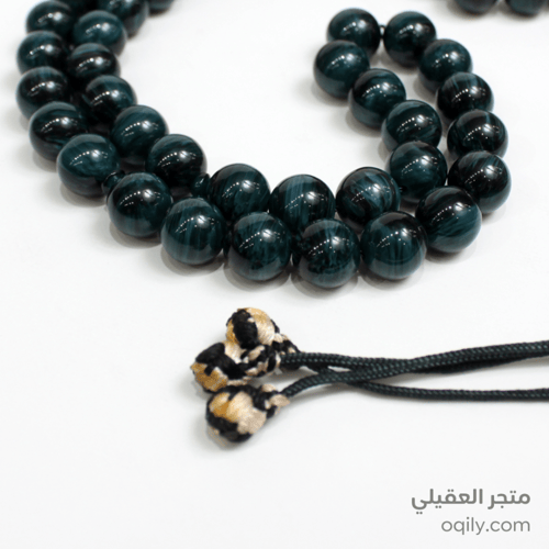 سبحه كحلي مموج