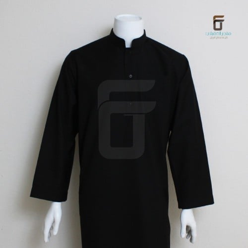 ثوب فرو الوجاهة اسود