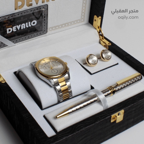 طقم كبك وقلم وساعه