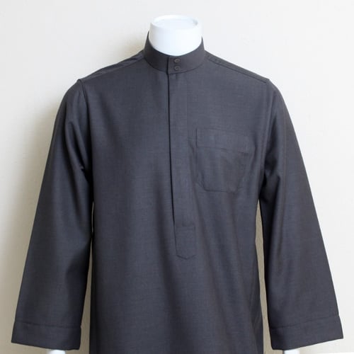 ثوب دروش شتوي فرو - رصاصي غامق