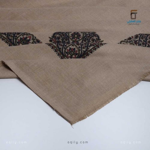 شال كشميري مشجر زيتي