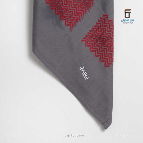 شماغ نسيج ملون-Grey