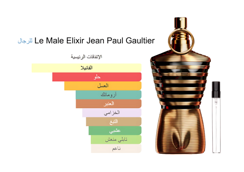 Le Male Elixir Jean Paul Gaultier 15ML لا ميل اليك...