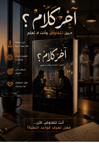 كتاب آخر كلام؟ حين تتفاوض وأنت لا تعلم (نسخة الكتر...