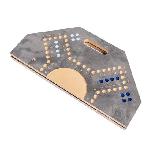 لعبة جاكارو باللون الرمادي الخشبي الفاخر لـ 4 أشخا...