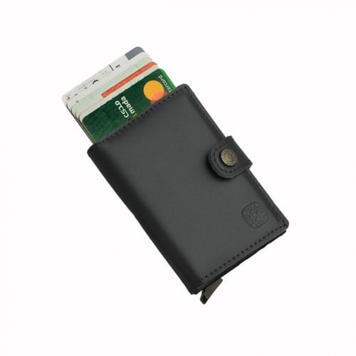 محفظة بوكي للبطايق والعملات الورقية - اسود