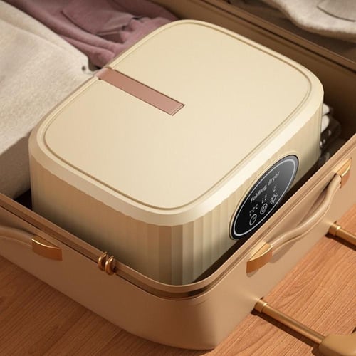 مجفف ملابس كهربائي محمول قابل للطي صغير الحجم