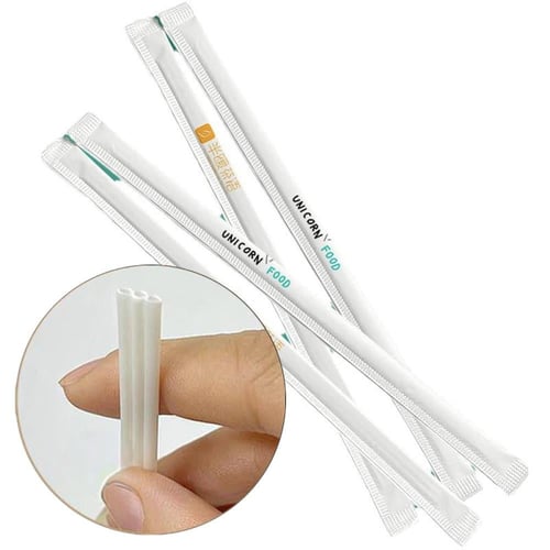 مصاصات ورقية قابلة للتحلل صديقة للبيئة