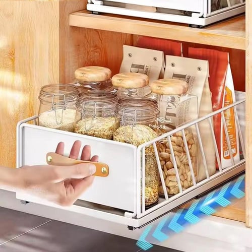 سلة تخزين متحركة للمطبخ و الخزائن من ATOUR