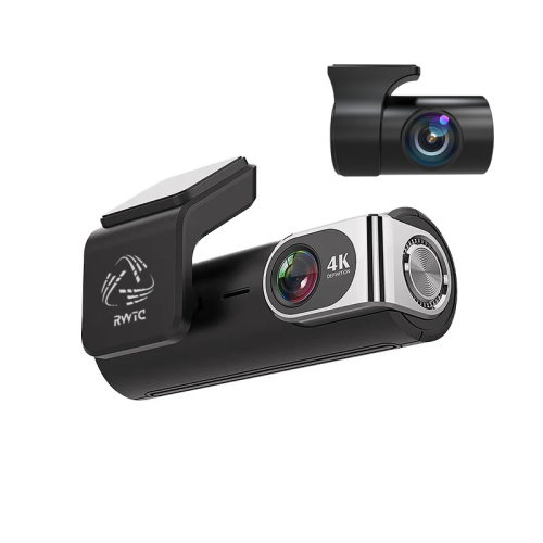 كاميرا سيارة داش كام امامي 4k وخلفي 2K مع ميزة GPS