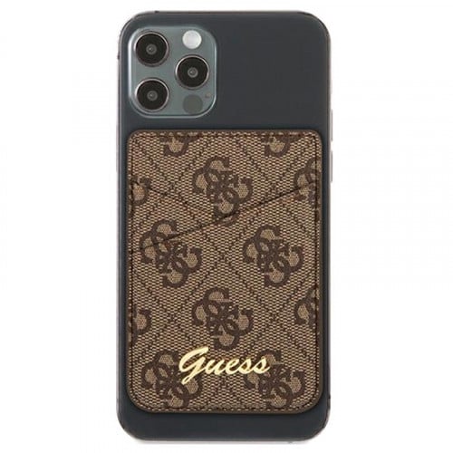 محفظة مغناطيسية GUESS - بني