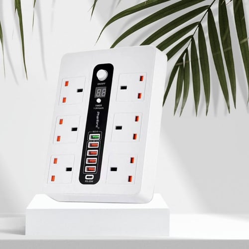 توصيلة كهربائية من فان فون 3000 واط 6 منافذ للطاقة...