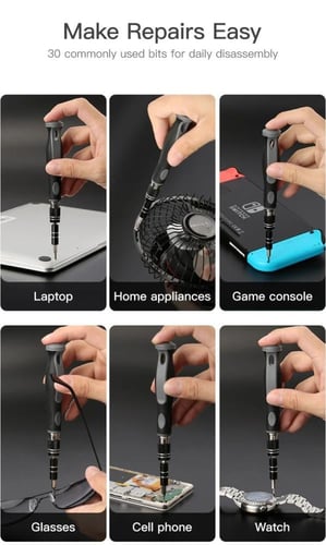 طقم مفك البراغي متعدد الوظائف مع رؤوس مختلفة 32 في...