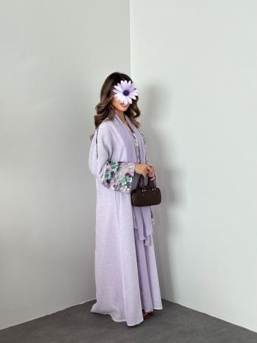 Soft LAVENDER Abaya