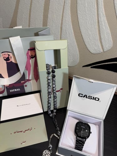 سبحة بكلايت + ساعة CASIO