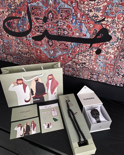 سبحة بكلايت + ساعة CASIO