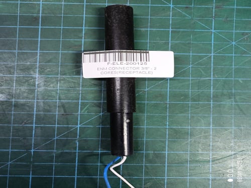 ENM CONNECTOR 3/8" - 2 CORES(RECEPTACLE)