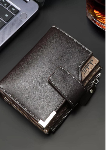 Men's short Shibali wallet with a practical design