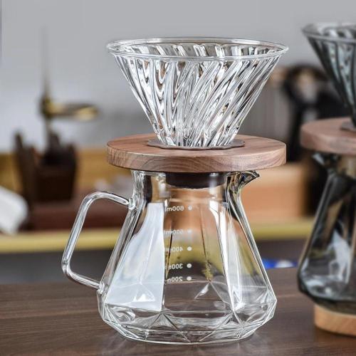 إبريق قهوة زجاجي