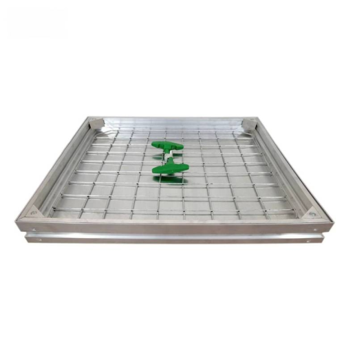 غطاء الومنيوم غرفة تفتيش 40 × 40 سم ربيتال ثقيل