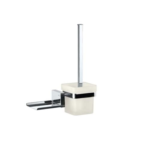 فرشاة حمام مع رف أرتيز موديل ديو - كروم