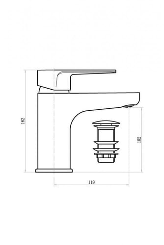 خلاط مغسلة VON من لوتز