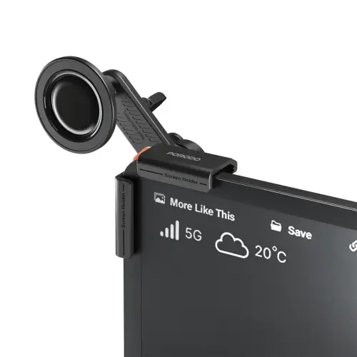 قاعدة برودو مغناطيس لشاشة السيارة 360 درجة - اسود