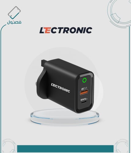 شاحن جداري سريع بريميوم 30 واط من لكترونيك