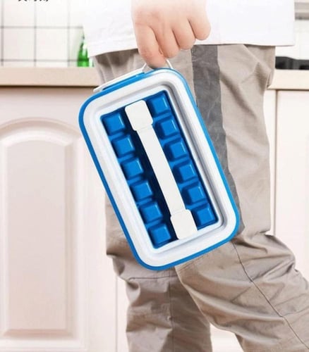 صنية مكعبات الثلج " قالب ثلج مانع للانسكاب موفر لل...