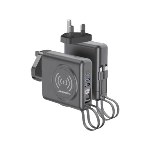 باور بانك لاسلكي 10الف ملي امبير متعدد الاستخدامات...