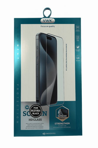 حماية شاشة استكر زجاج للايفون شفاف VWK - HD